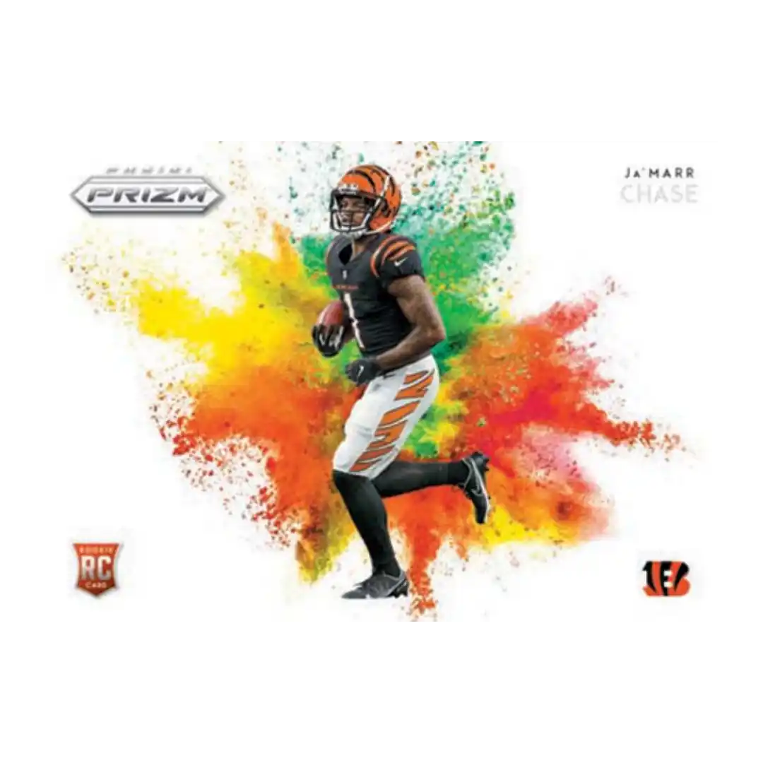 2021 Panini Prizm NFL Football Blaster Box - Orange Ice Prizms
