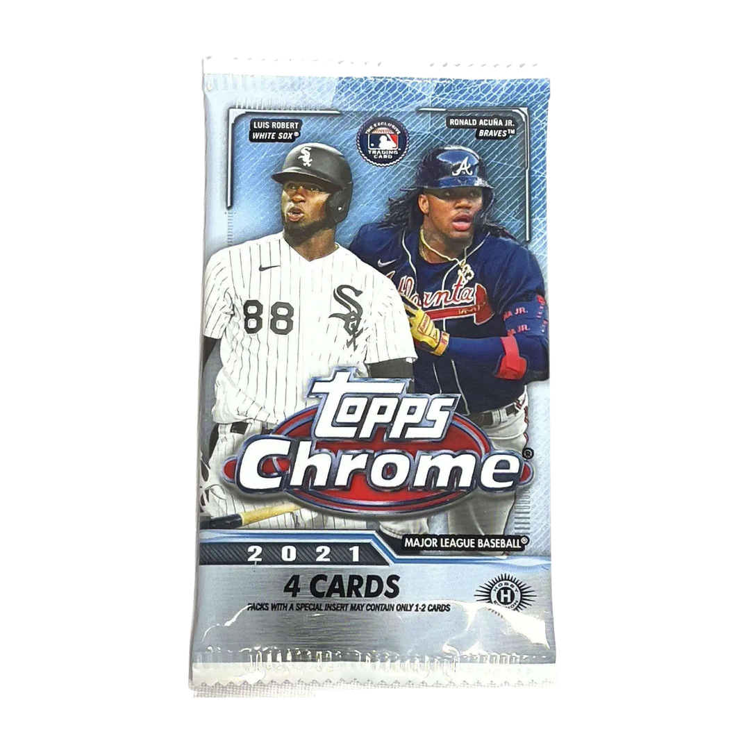 2021 Topps Chrome Baseball Hobby Box - Single Pack