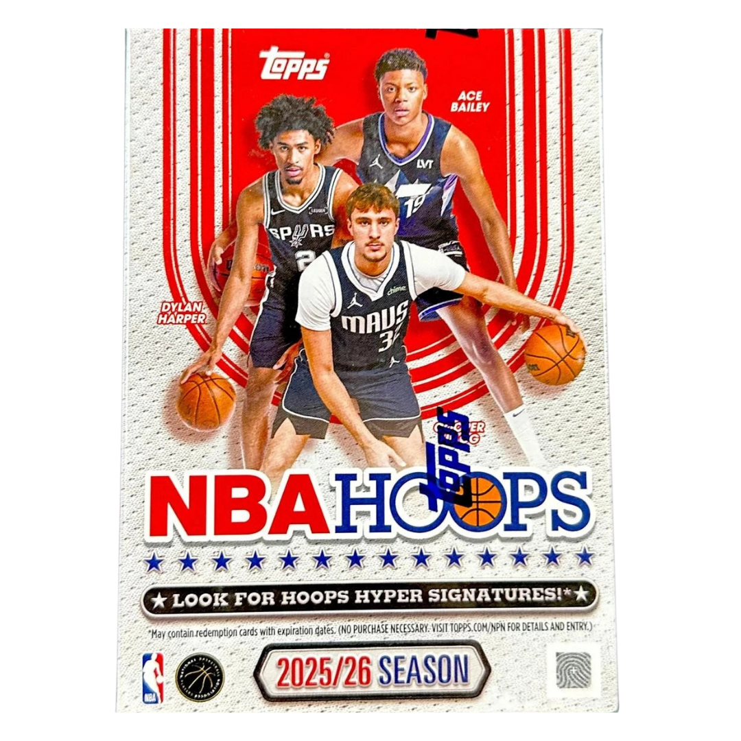 2025-26 Topps NBA Hoops Basketball - Blaster Box