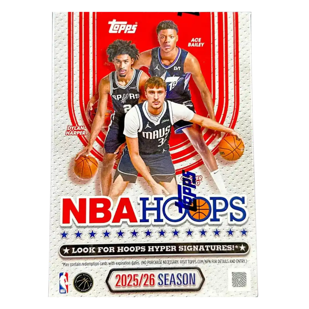 2025-26 Topps NBA Hoops Basketball - Blaster Box