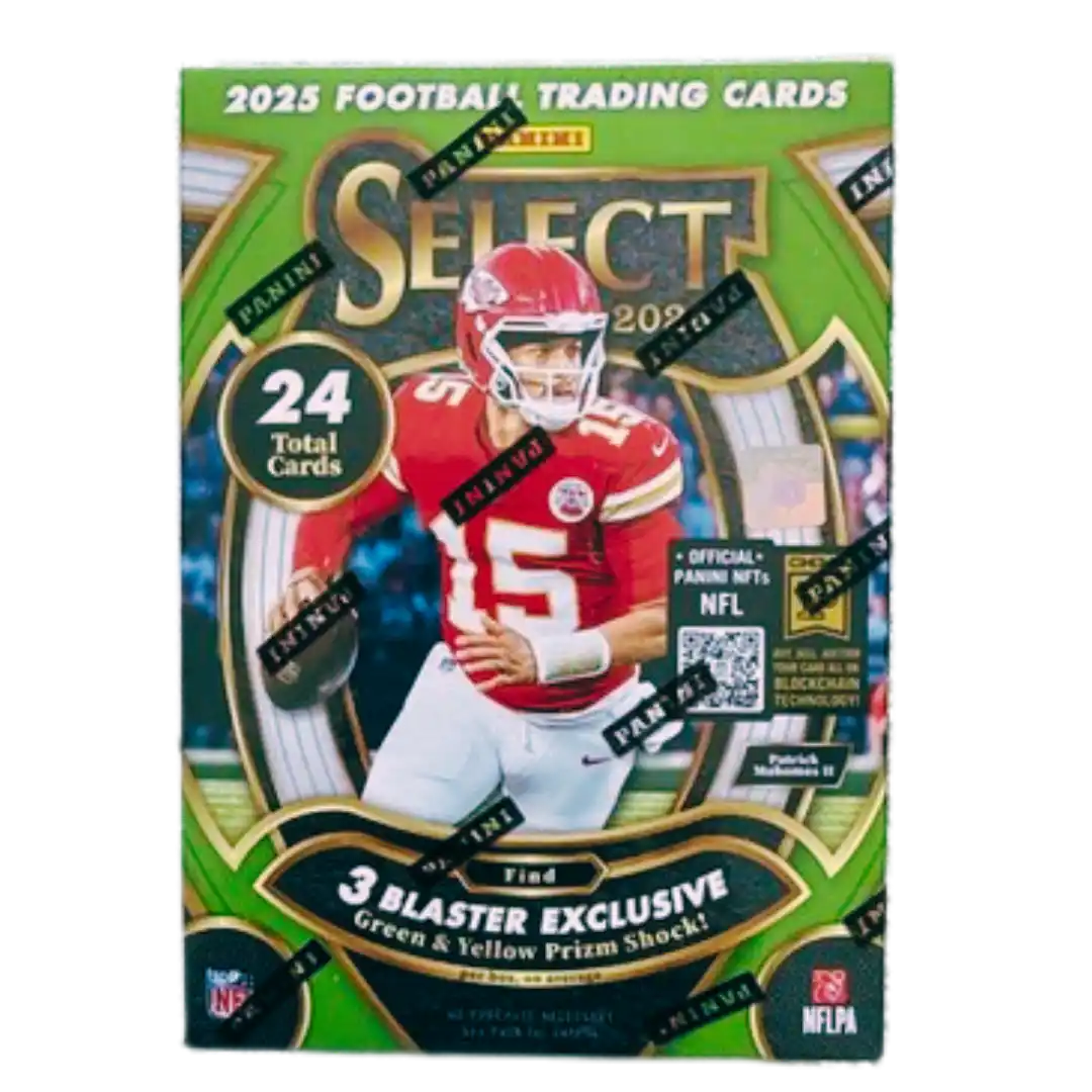 2025 Panini Select Football - Blaster Box (Green & Yellow Prizms)