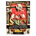 
2021 Panini Select Football - Blaster Box (Green & Yellow Prizms) — Front