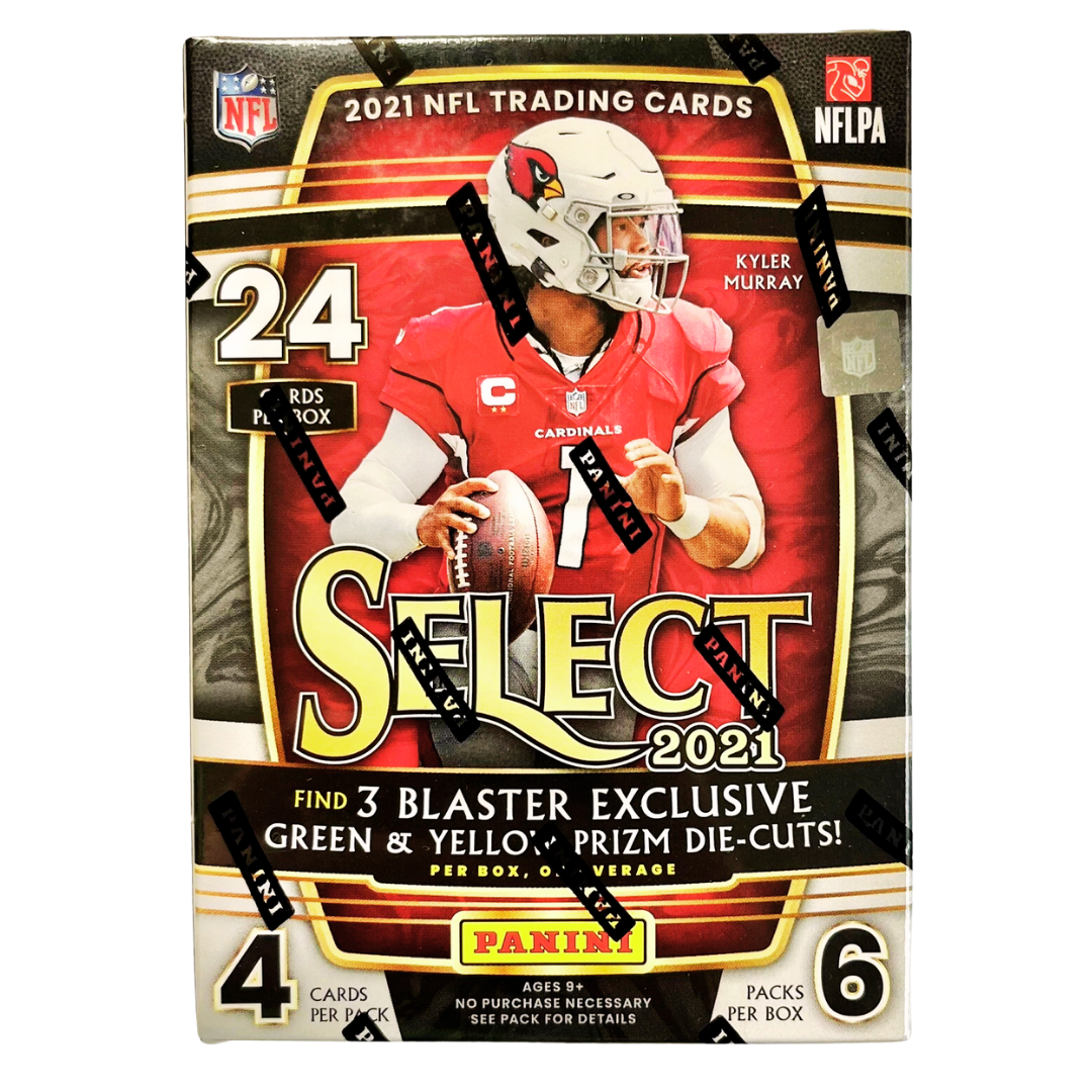2021 Panini Select Football - Blaster Box (Green & Yellow Prizms)