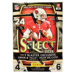 
2021 Panini Select Football - Blaster Box (Green & Yellow Prizms) — Front