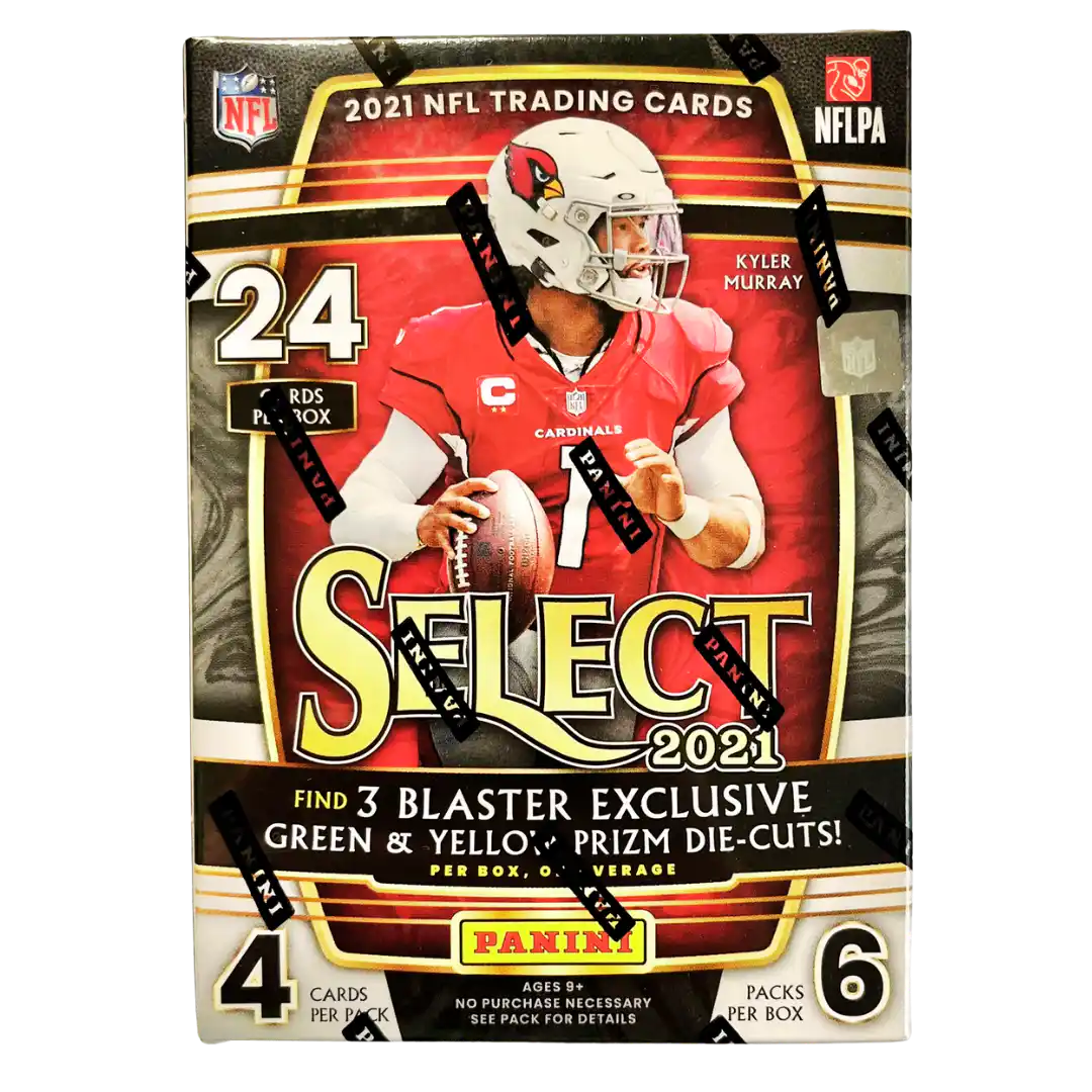2021 Panini Select Football - Blaster Box (Green & Yellow Prizms)