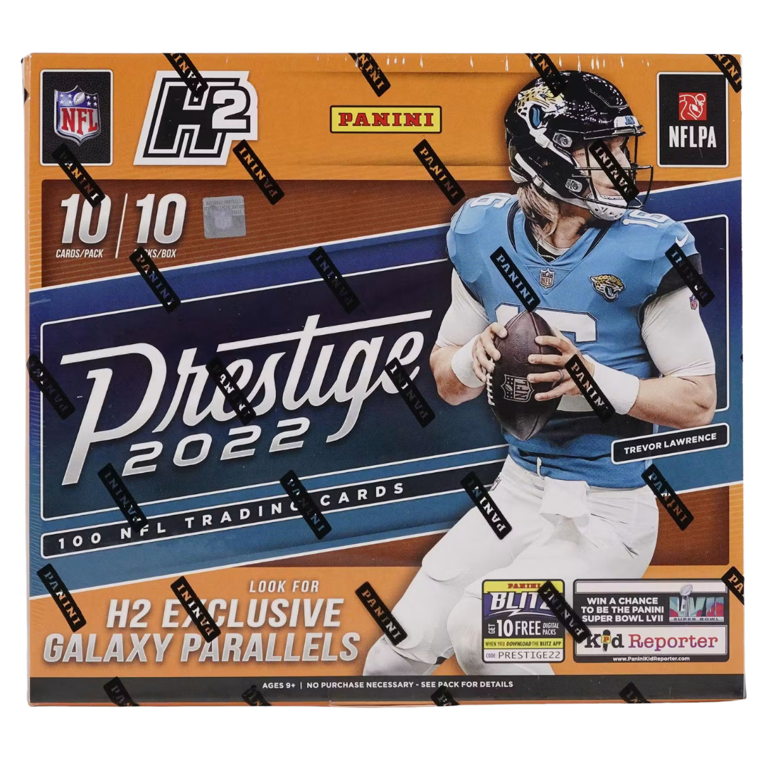 2022 Panini Prestige Football H2 - Hobby Box (Galaxy Parallels)
