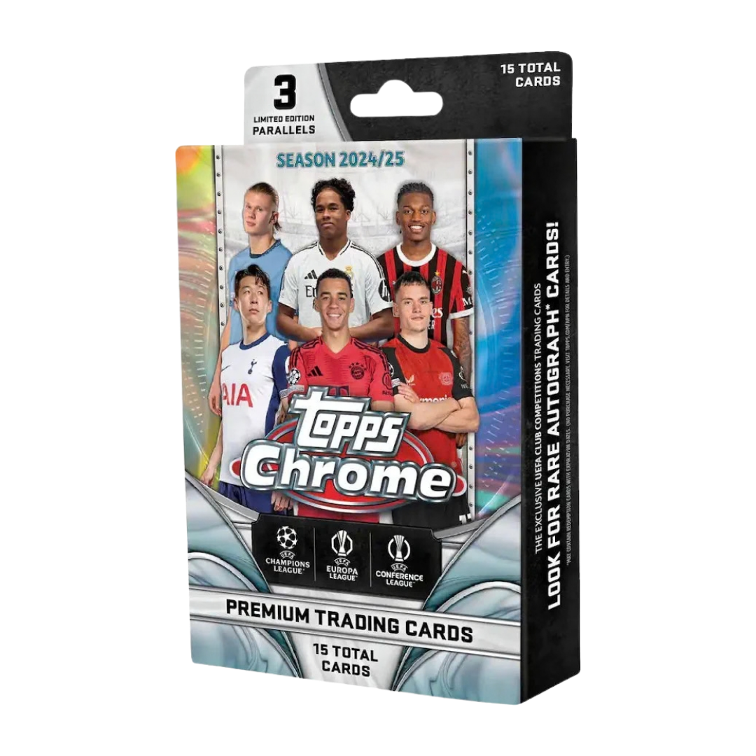 2024-25 Topps Chrome UEFA Club Competitions Soccer - Hanger Box