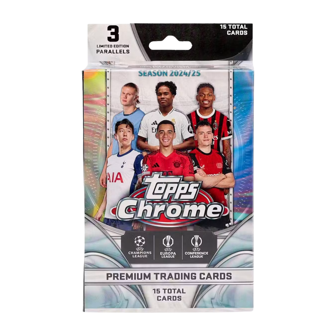 2024-25 Topps Chrome UEFA Club Competitions Soccer - Hanger Box