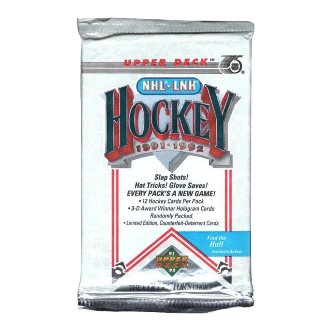 1991-92 Upper Deck Hockey English Low Series - Single Pack