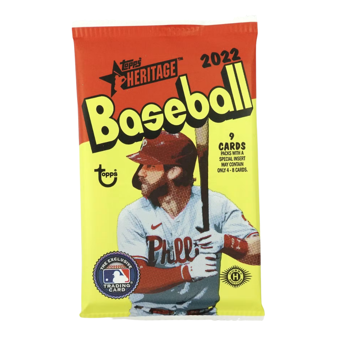 2022 Topps Heritage Baseball Hobby Box - Single Pack