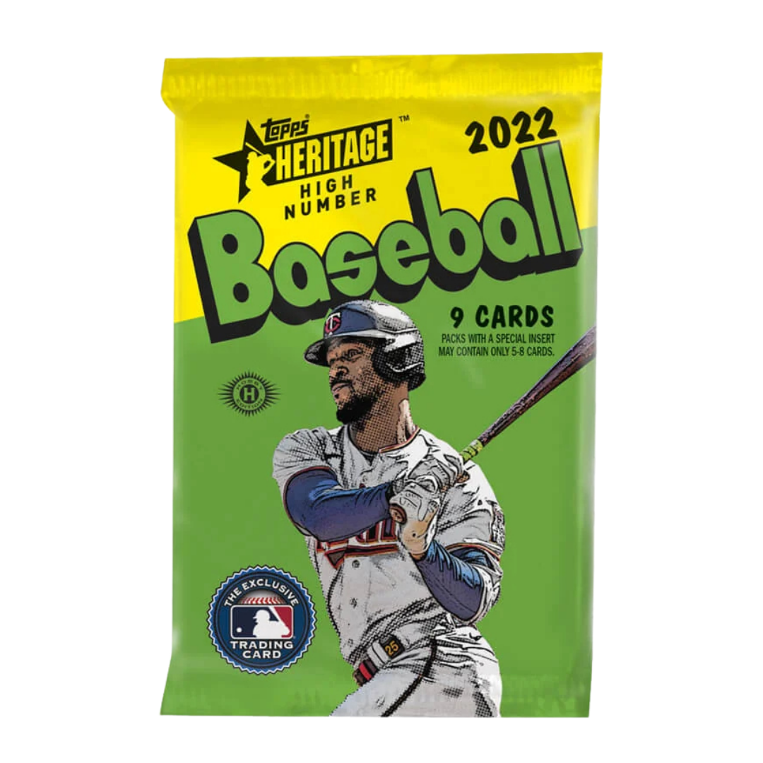2022 Topps Heritage Baseball High Number Hobby Box - Single Pack