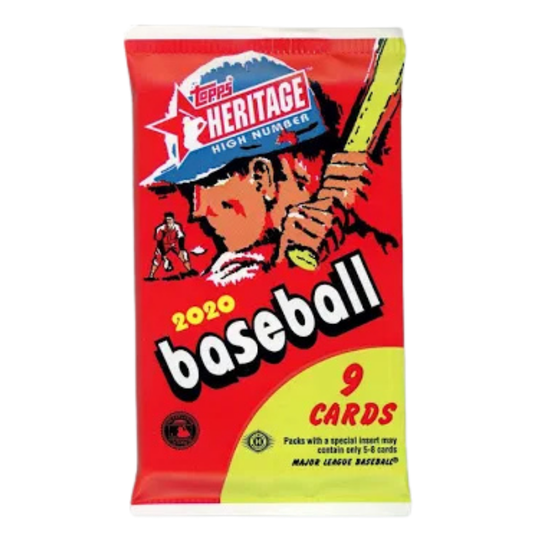 2020 Topps Heritage High Number Baseball Hobby Box - Single Pack