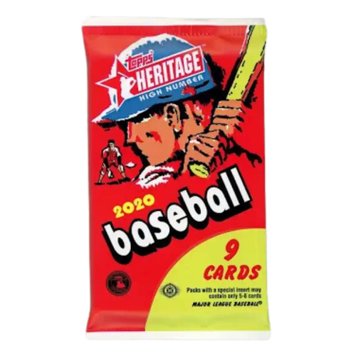 2020 Topps Heritage High Number Baseball Hobby Box - Single Pack