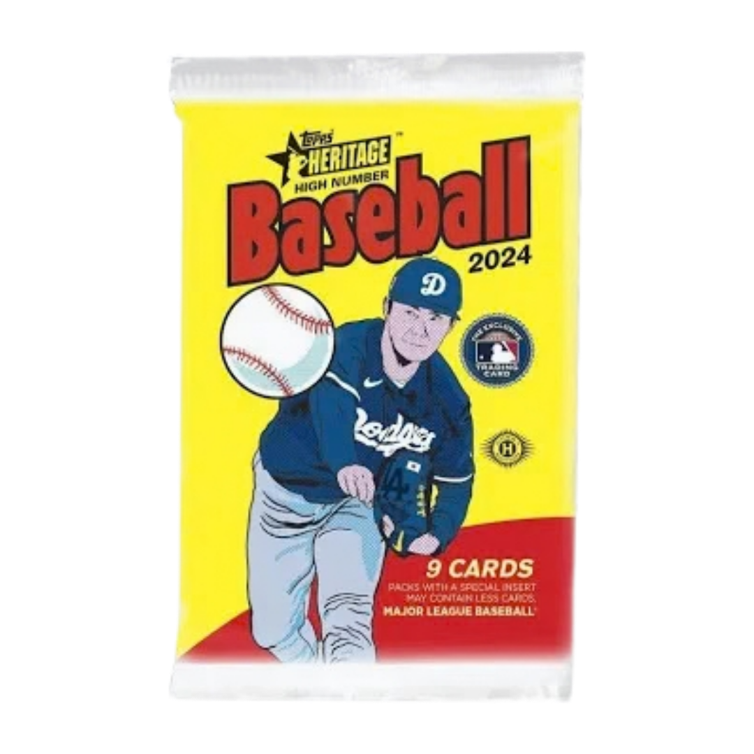 2024 Topps Heritage High Number Baseball Hobby Box - Single Pack