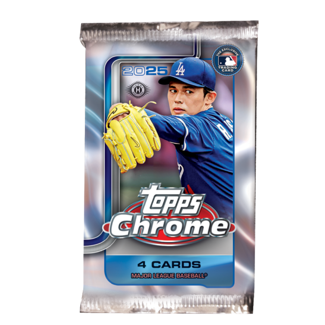 2025 Topps Chrome Baseball Hobby Box - Single Pack