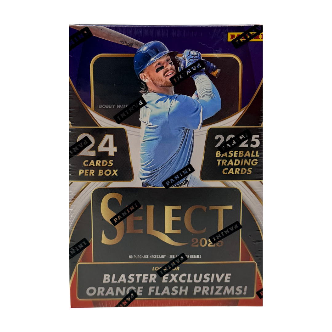 2025 Panini Select Baseball - Blaster Box (Orange Flash Prizm)