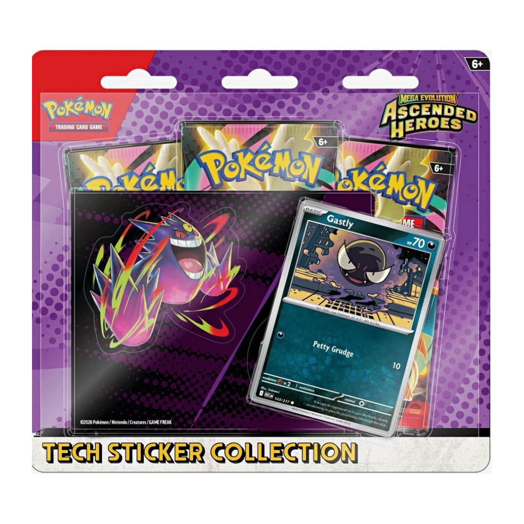 Pokemon TCG: Ascended Heroes Tech Sticker Collection - Gastly