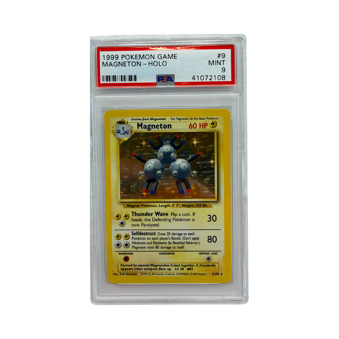 Magneton - Holo PSA 9 1999 Pokemon Game Card #9