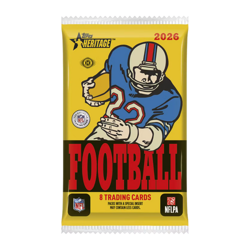 2026 Topps Heritage Football Hobby Box - Single Pack
