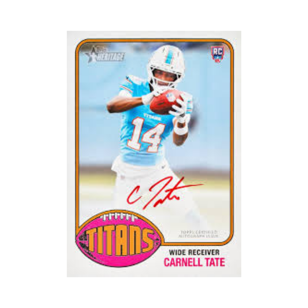 2026 Topps Heritage Football Hobby Box - Single Pack