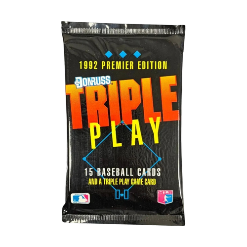 1992 Donruss Triple Play Premier Edition Baseball Hobby Box - Single Pack