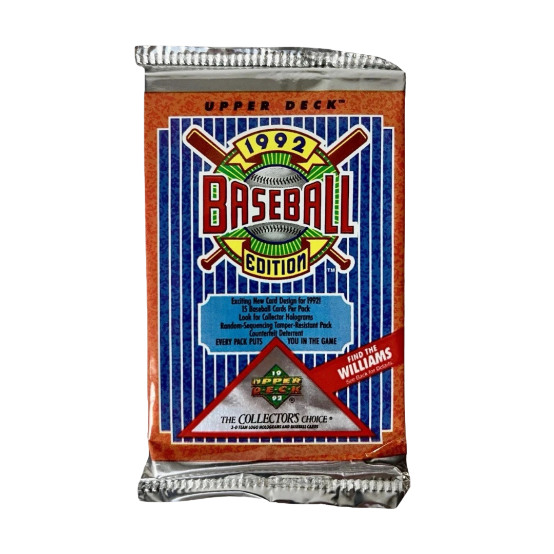 1992 Upper Deck Baseball Hobby Box - Single Pack