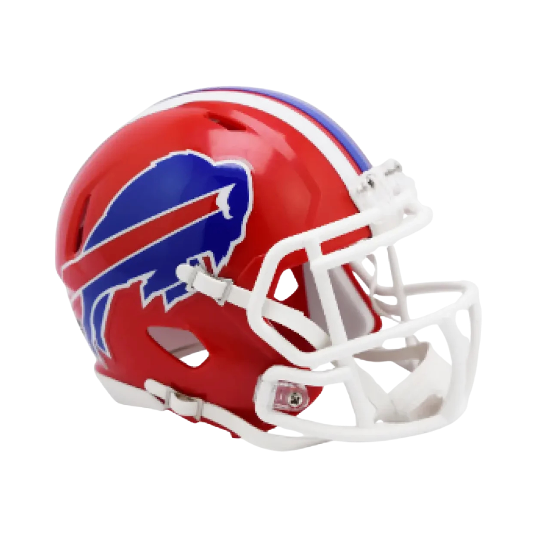 Buffalo Bills 1987-2001 Throwback Speed Riddell Mini Football Helmet