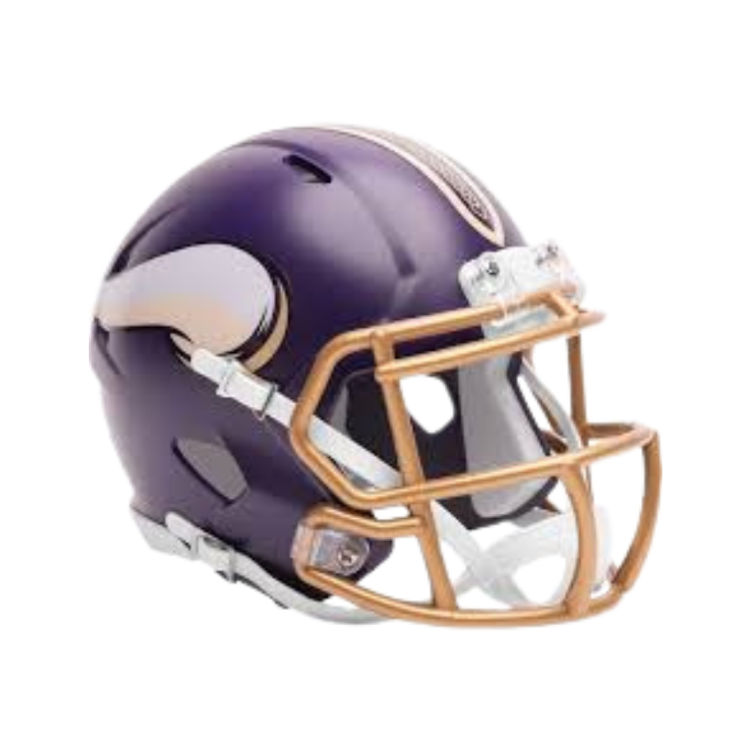 Minnesota Vikings 2026 Rivalries Speed Riddell Mini Football Helmet