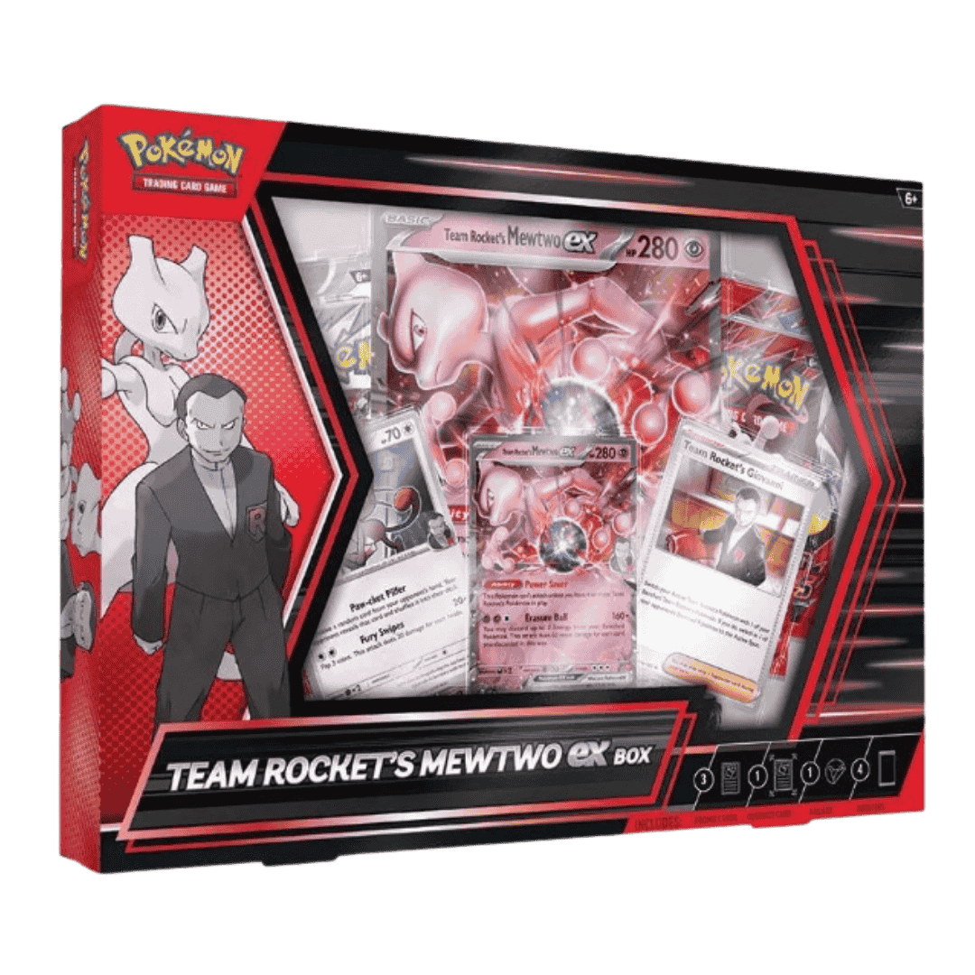 Pokémon TCG: Team Rocket’s Mewtwo ex Box