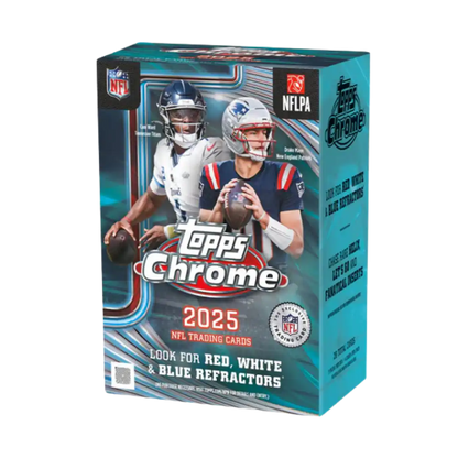 2025 Topps Chrome Football Blaster Box