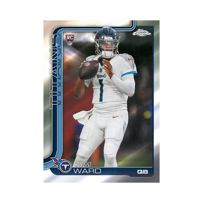 2025 Topps Chrome Football Blaster Box