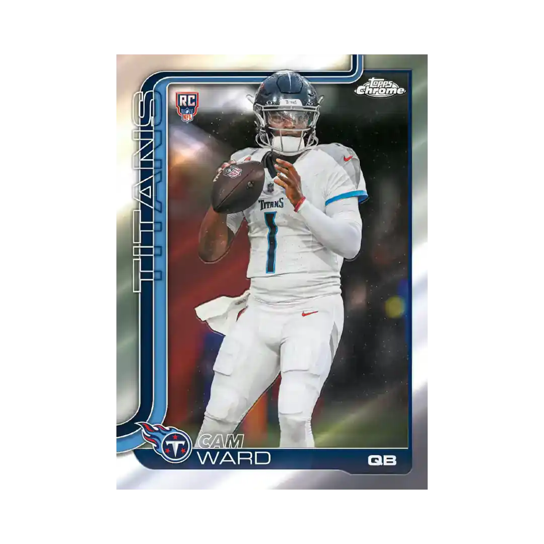 2025 Topps Chrome Football Mega Box