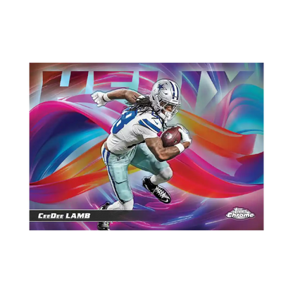 2025 Topps Chrome Football Blaster Box