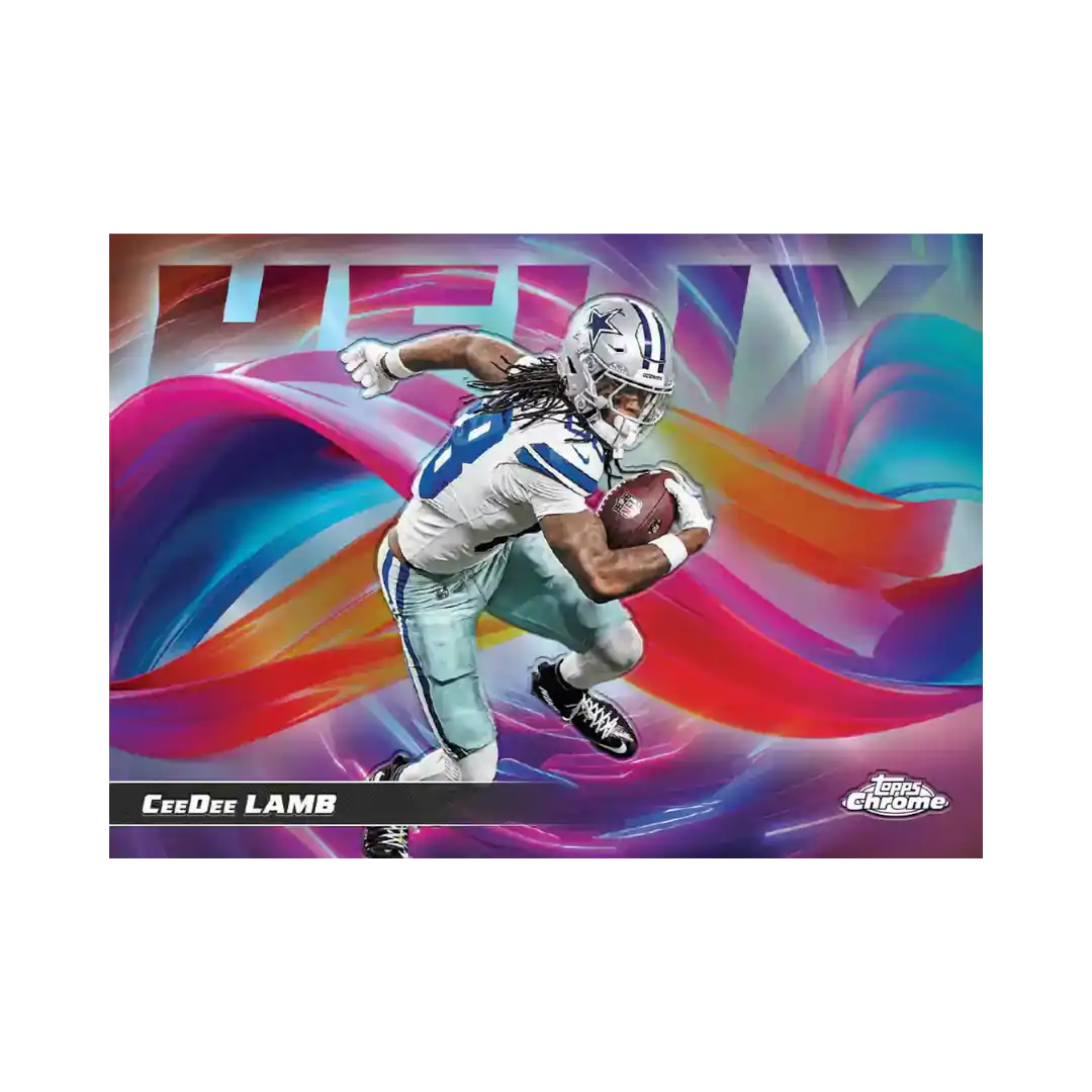 2025 Topps Chrome Football Mega Box