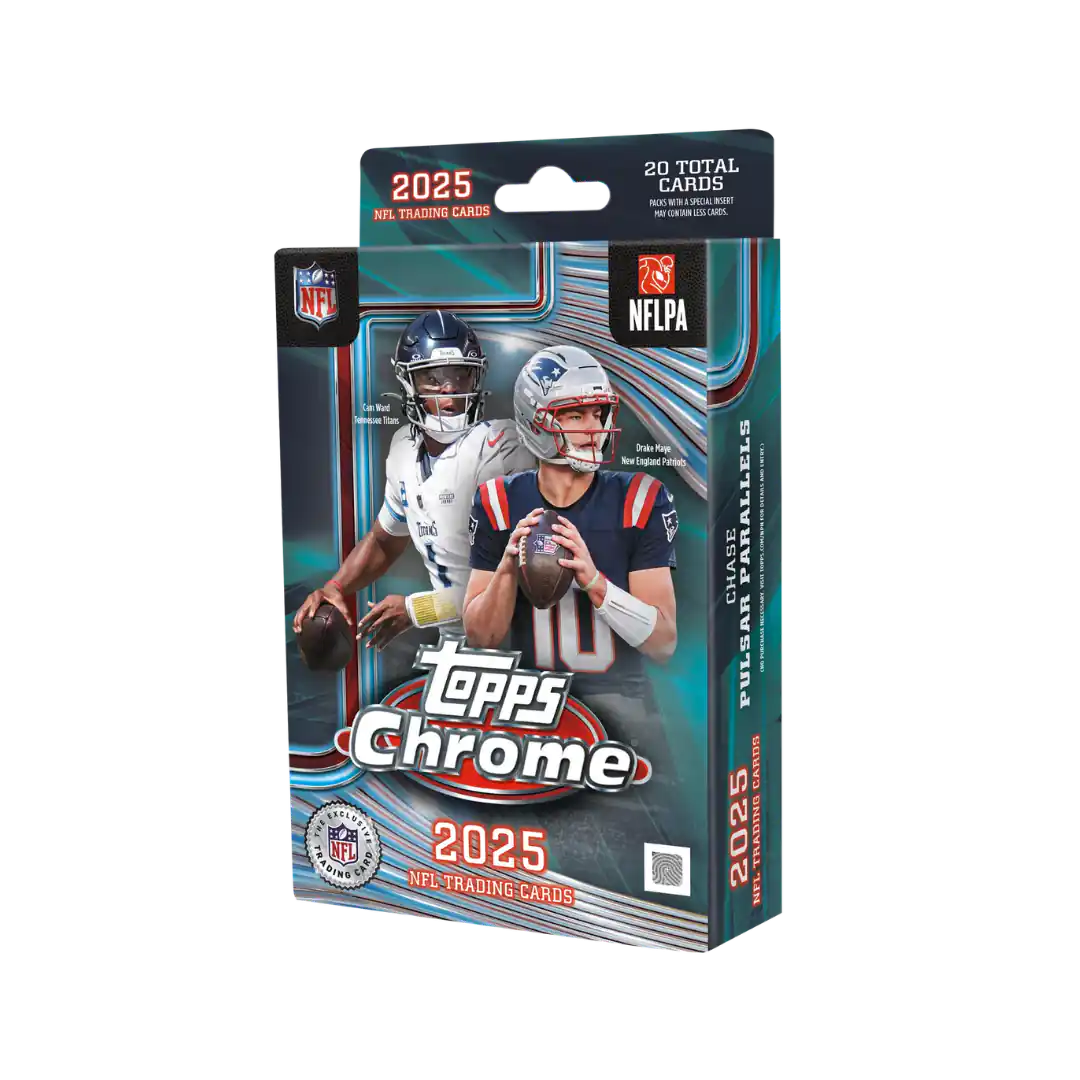 2025 Topps Chrome NFL Football Hanger Box