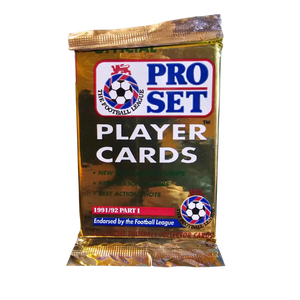 1991-92 Pro Set Soccer Part 1 - Single Pack