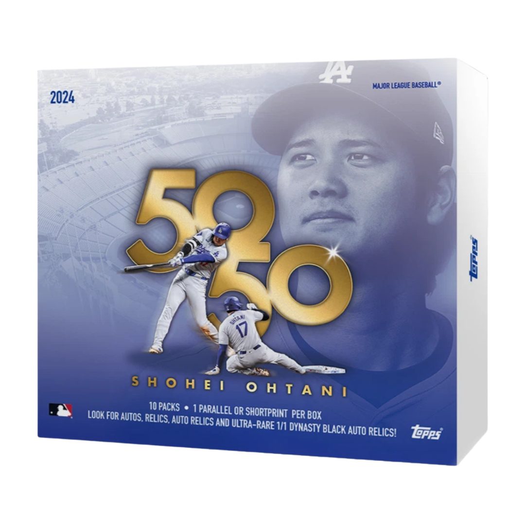 2024 Topps 50/50 Shohei Ohtani 10-Pack Box Sealed