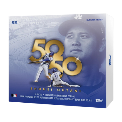 2024 Topps 50/50 Shohei Ohtani 10-Pack Box Sealed