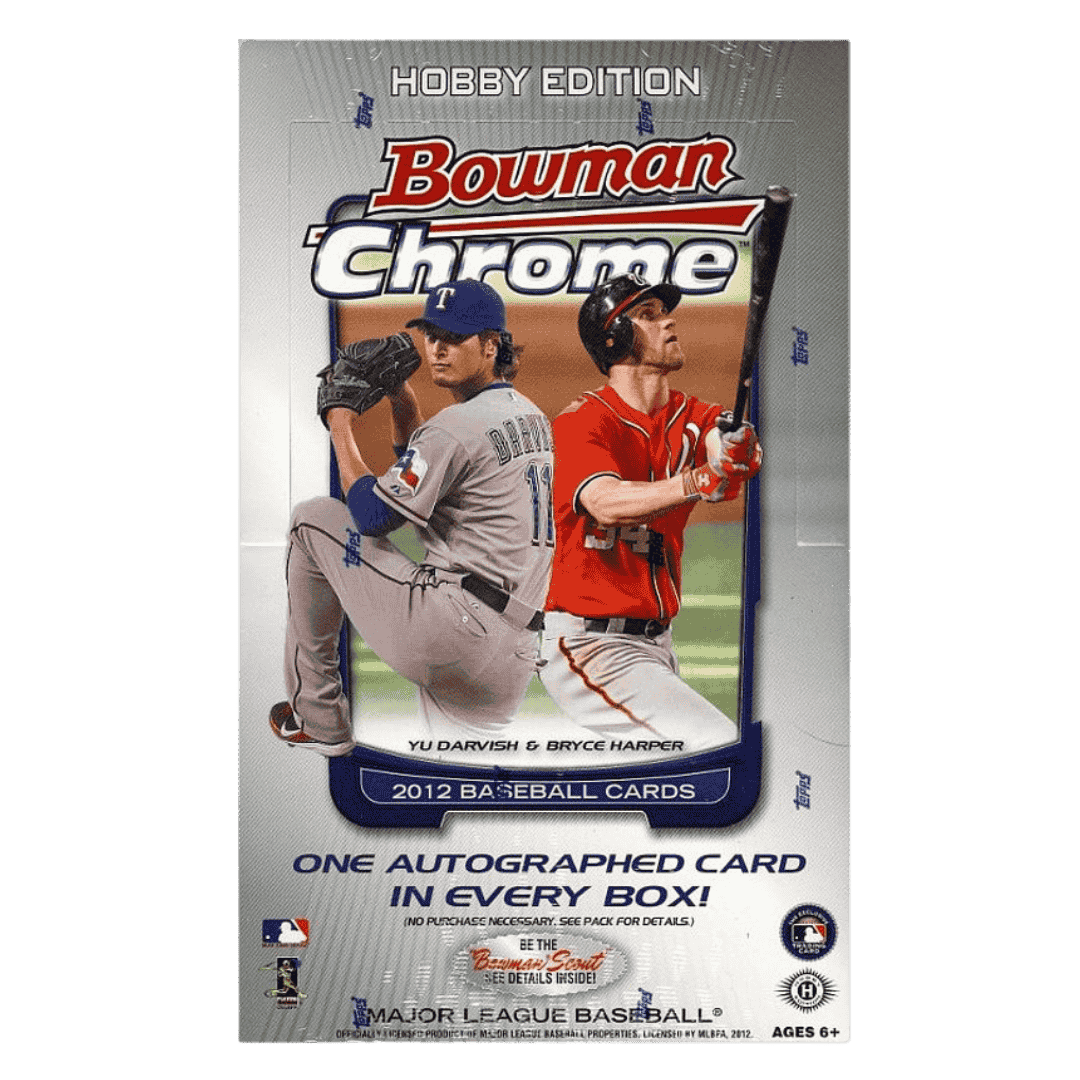 2012 Topps Chrome Baseball Hobby Box