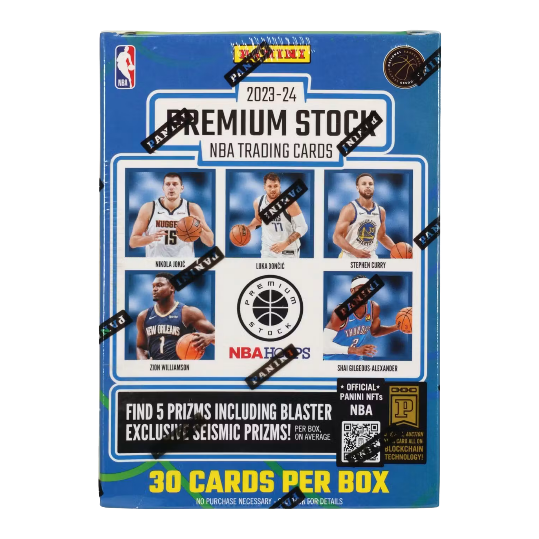 2023-24 Panini NBA Hoops Premium Stock Basketball Blaster Box