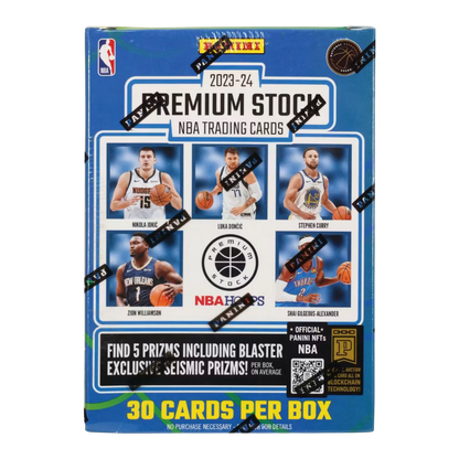 2023-24 Panini NBA Hoops Premium Stock Basketball Blaster Box