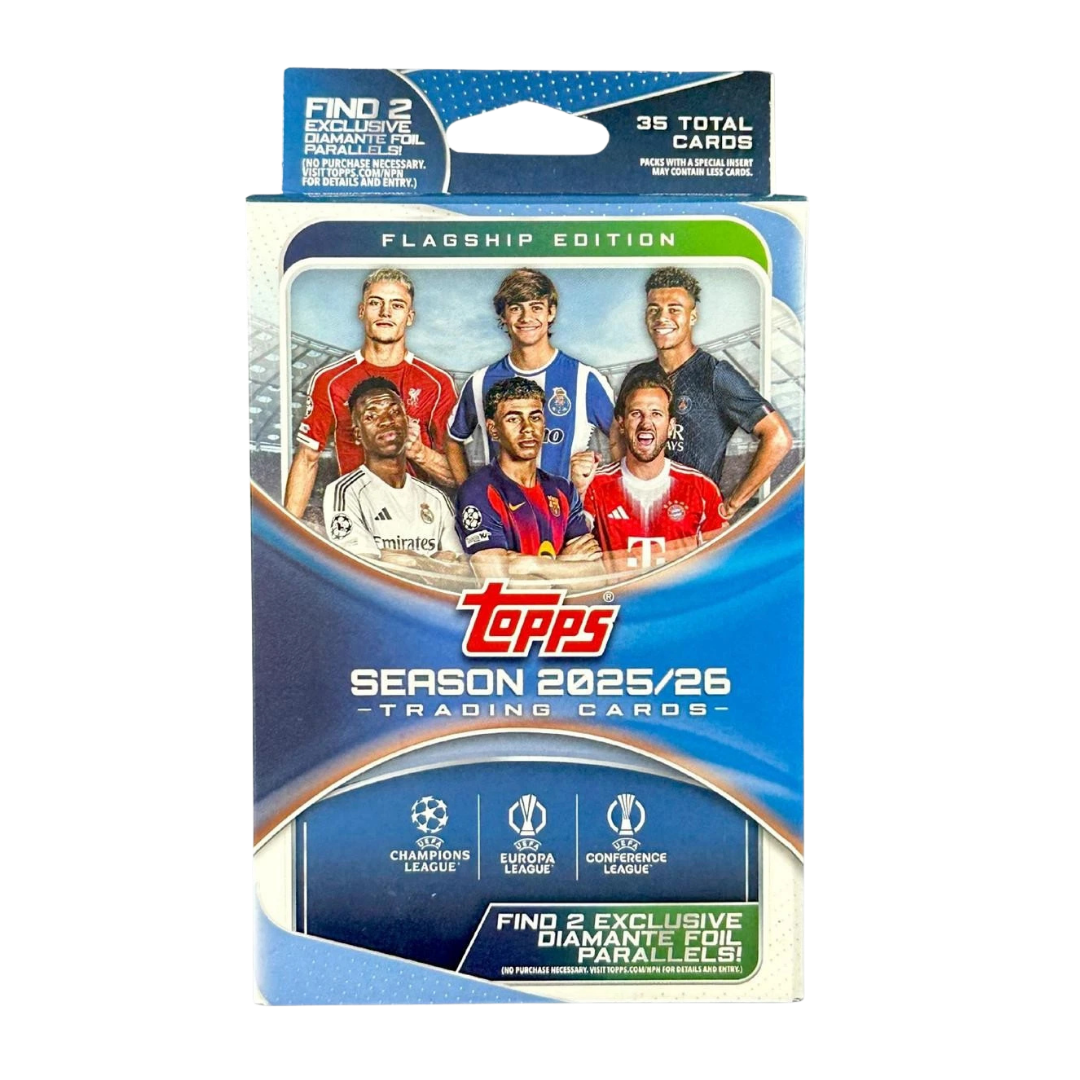 2025/26 Topps UEFA Club Competitions Flagship Soccer - Hanger Box