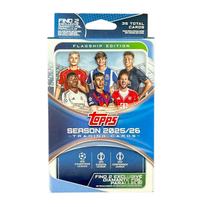 2025/26 Topps UEFA Club Competitions Flagship Soccer - Hanger Box