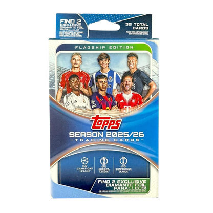 2025/26 Topps UEFA Club Competitions Flagship Soccer - Hanger Box