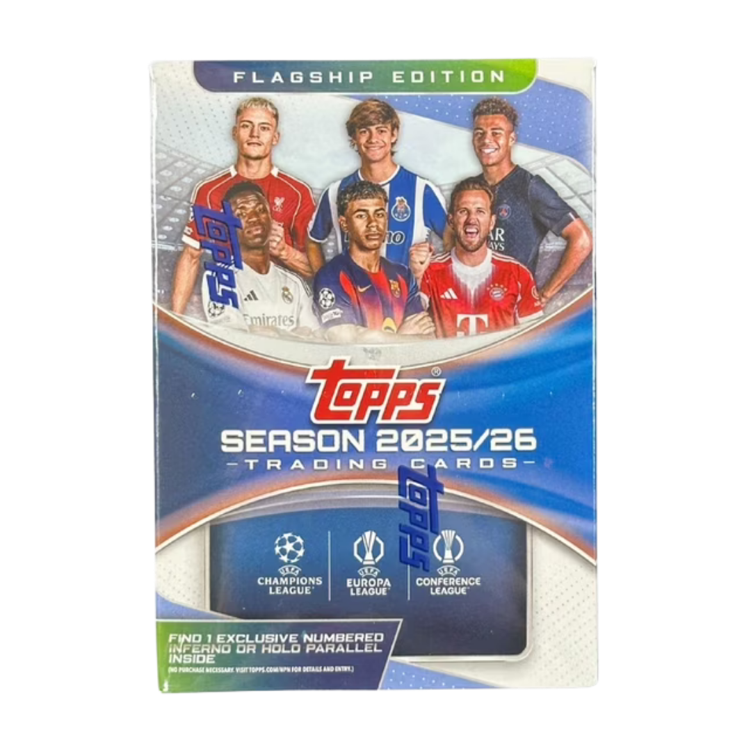 2025/26 Topps UEFA Club Competitions Flagship Soccer - Blaster Box