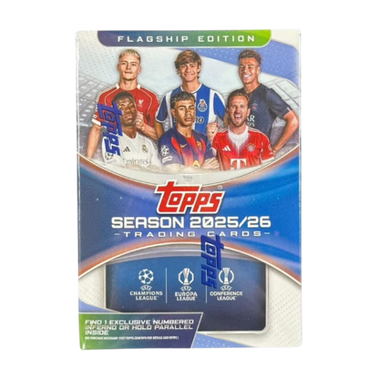 2025/26 Topps UEFA Club Competitions Flagship Soccer - Blaster Box