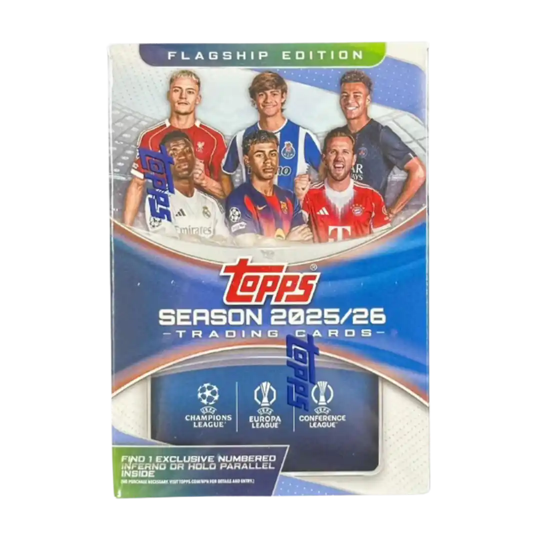 2025/26 Topps UEFA Club Competitions Flagship Soccer - Blaster Box