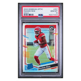 Rashee Rice PSA 10 2023 Panini Donruss Optic Holo Rated Rookie Card #257