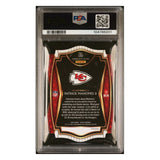 Patrick Mahomes PSA 10 2020 Panini Select Die Cut Purple Prizm Card #130