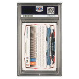 Tom Brady PSA 9 2014 Topps Chrome Blue Jersey Purple Refractor Card #62